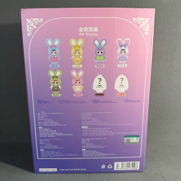 Confirmed - Authentic Samuel 400% Cute And Soft Rabbit - Blue Rabbit - Picture 8 of 8